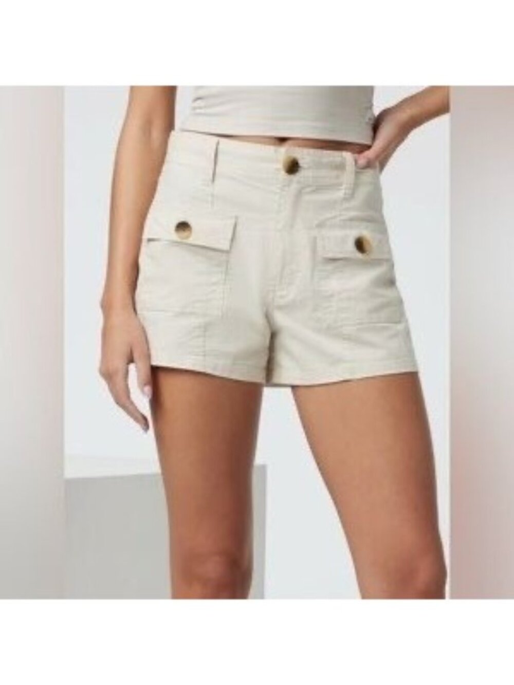 Vuori Vintage Ripstop Utility Short Milkweed 3" Size L Outdoors Hiking Camping
